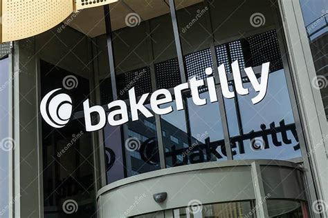 Baker Tilly logo sign editorial image. Image of sign - 280625655