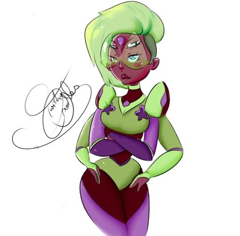 Garnet and Peridot Fusion | Steven universe fan fusions, Steven ...