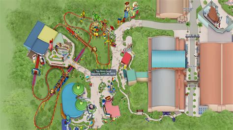 Toy Story Land Digital Maps Debut Online | Disney Parks Blog