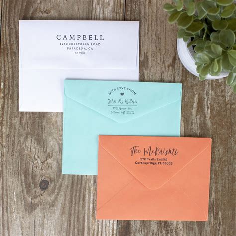 Find the Return Address Stamp Size That Fits Your Envelope – RubberStamps.com