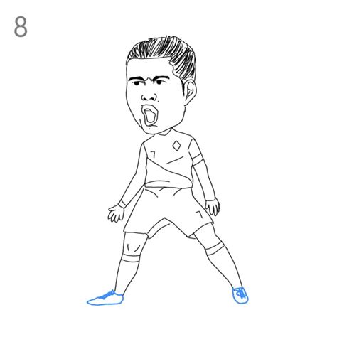 Cristiano Ronaldo Easy Drawing