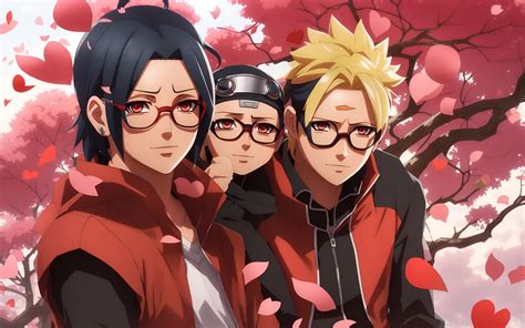 Boruto and Sarada as a couple by cguti94 on DeviantArt