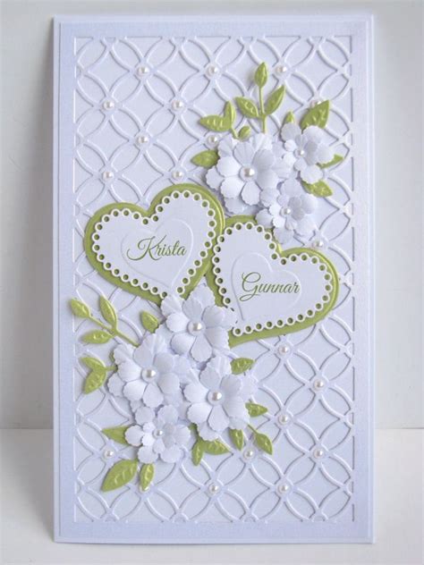 72 best Handmade Wedding Cards images on Pinterest | Handmade cards, Handmade wedding and ...