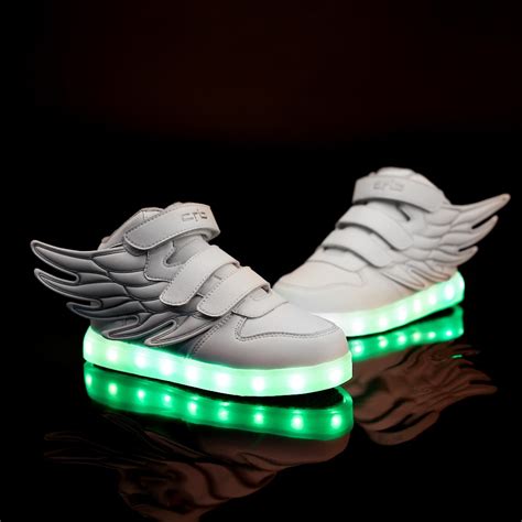 Led Shoes For Kids 2016 New Arrival Fashion Cool Wings Luminous ...