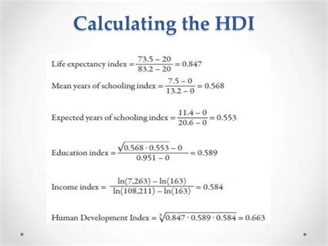 How Is Hdi Calculated