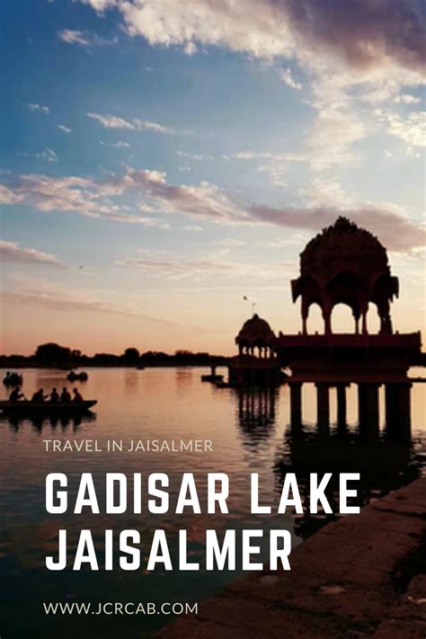 Gadisar Lake : Boating Ride,Visiting Time,Charges | Jaisalmer, Lake, Artificial lake