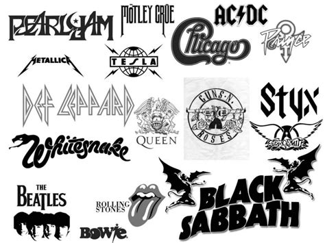 Rock Band Logos | Rock band logos, Band logos, Rock bands