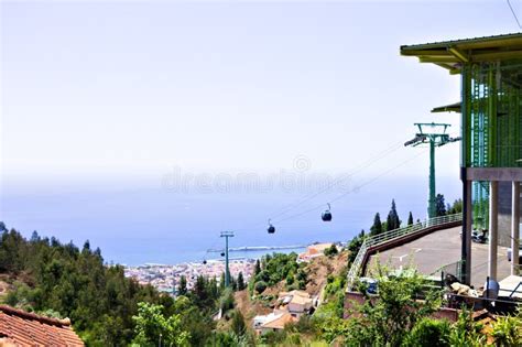 Cable Car Above Funchal Madeira Stock Image - Image of house, outdoors: 157687611