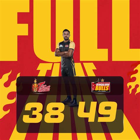 Telugu Titans on Twitter: "Full Time Score. #vivoProkabaddi # ...