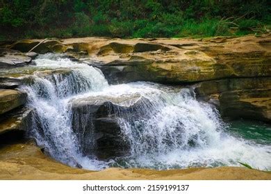 Trekking Nafakhum Waterfall Bandarban Bangladesh Crystal Stock Photo ...