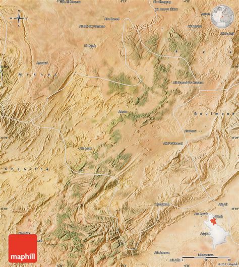 Satellite Map of Ifrane