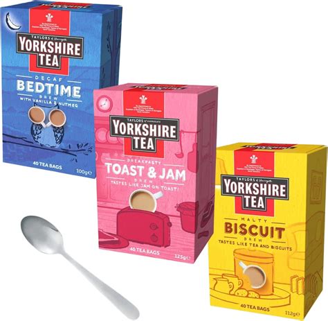 Yorkshire Tea Bags Bundle - Yorkshire Biscuit Tea, Toast and Jam Yorkshire Tea Bags Yorkshire ...