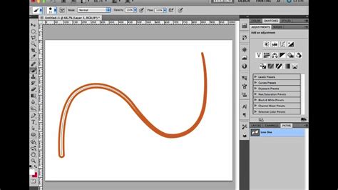 How To Draw Curved Lines In Photoshop : How To Draw Curved Lines In ...