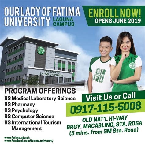 Our Lady Of Fatima University Tuition Fee 2019 - University Poin