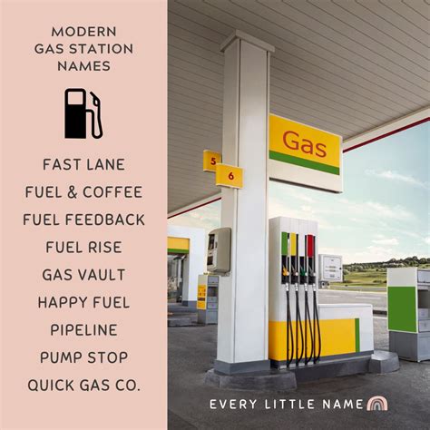 100+ Best Gas Station Names (Clever, Catchy, and Creative) - Every Little Name