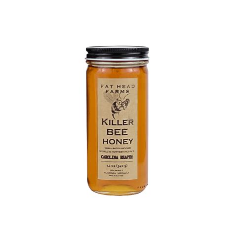 12oz "Killer Bee" Carolina Reaper Infused Honey - Broken Spoke Boutique