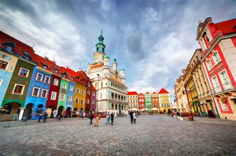 Poznan, Posen market square | Poznan, Old town, Ferry building san ...