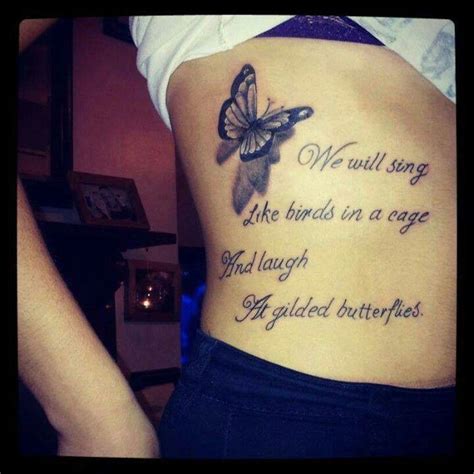 Butterfly and Quote Tattoo | Tattoos | Pinterest | Tattoo quotes, Butterfly tattoo on shoulder ...