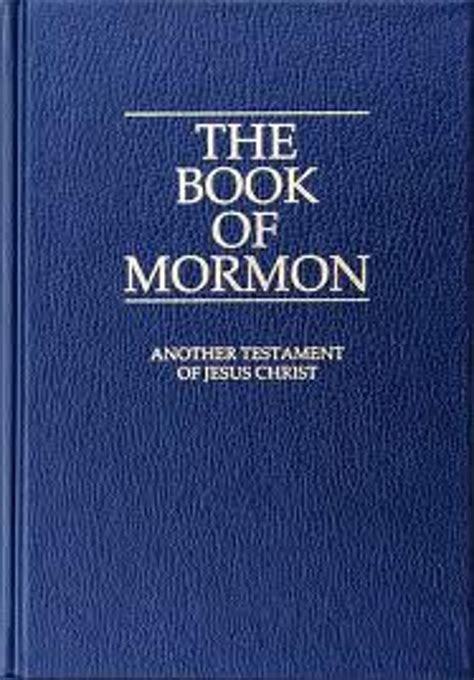 Photo Explanations: The Book Of Mormon