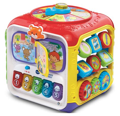 VTech Sort and Discover Activity Cube, Learning Toy for Baby Toddler ...