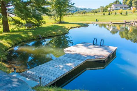 Pond Docks | Floating docks for ponds — The Dock Doctors