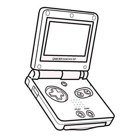 a drawing of an electronic device with buttons