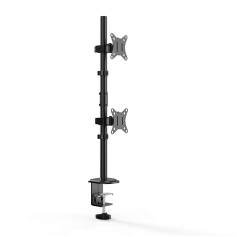 China Dual Monitor Stand, Heavy Duty Vertical Stack Monitor Mount for 2 Screens Up to 32″, Extra ...