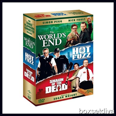 THE THREE FLAVOURS CORNETTO TRILOGY - EDGAR WRIGHT **BRAND NEW DVD ...