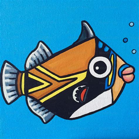 Humuhumunukunukuapua'a: Little Fish Series by kto ART - kto ART