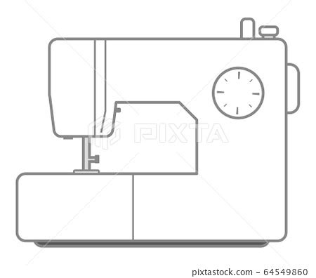 Sewing Machine Drawing Images : Singer Sewing Machine Illustration High Resolution Stock ...