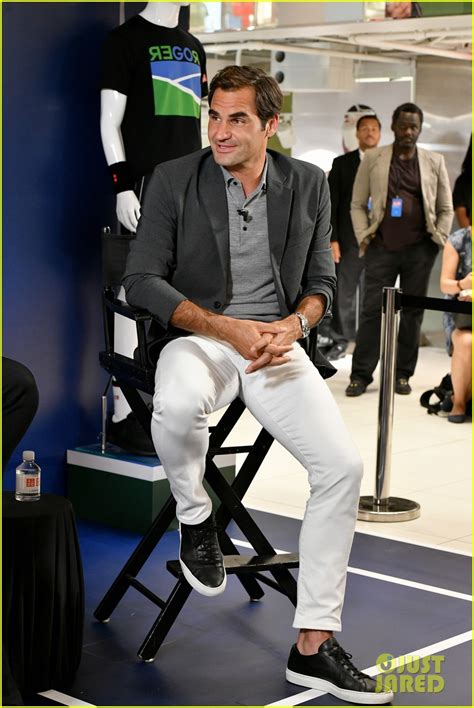 Roger Federer Launches New Uniqlo LifeWear Collection!: Photo 4337934 | Derek Blasberg, Roger ...