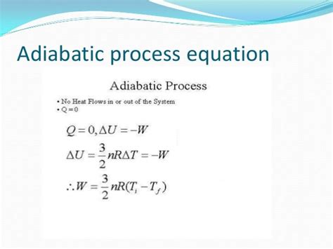 Adiabatic compresion and expansion of gases