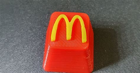 McDonald's keycap by 3DLada | Download free STL model | Printables.com