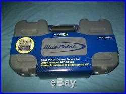 NEW Blue-Point BLPGSS1233 1/2 drive Ratchet Socket Set 33pc SAE Metric ...