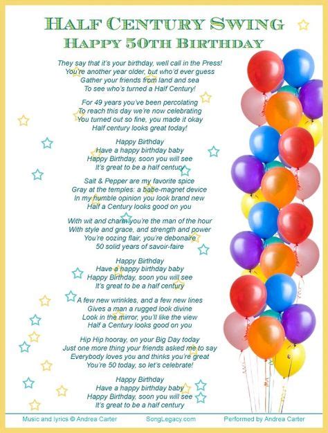 Heartwarming 50th Birthday Poems to Celebrate a Milestone