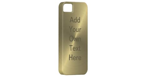 Metallic Gold iPhone SE/5/5s Case | Zazzle