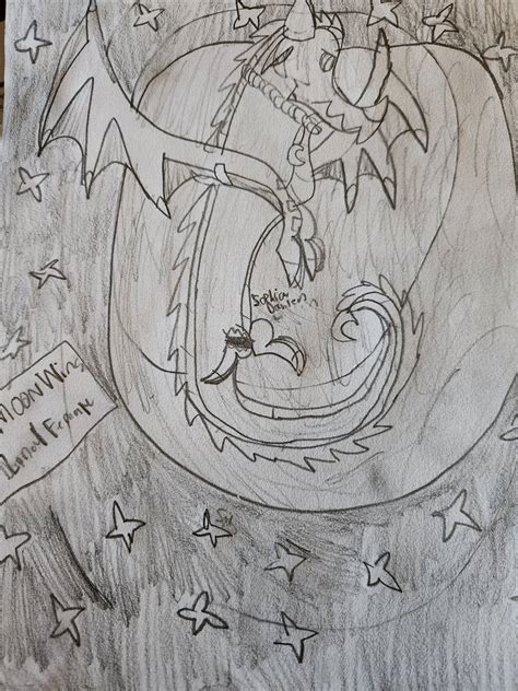 Moon dragon by TheWeirdArtist7 on DeviantArt