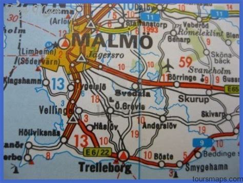 Map of Malmo Sweden - ToursMaps.com