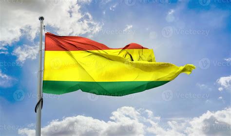 Bolivia flag - realistic waving fabric flag 9401785 Stock Photo at Vecteezy