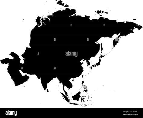 Asia State Map Vector Silhouette Stock Vector Illustr - vrogue.co