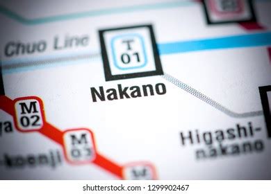 Nakano Station Tokyo Metro Map Stock Photo 1299902467 | Shutterstock