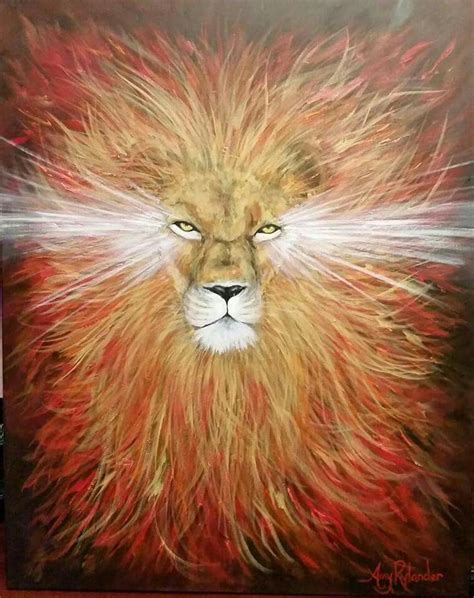 Lion of Judah with Power radiating. | Prophetic art worship, Prophetic ...