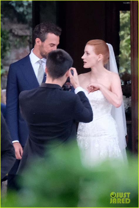 Jessica Chastain's Wedding Photos Revealed - See Her Dress!: Photo ...