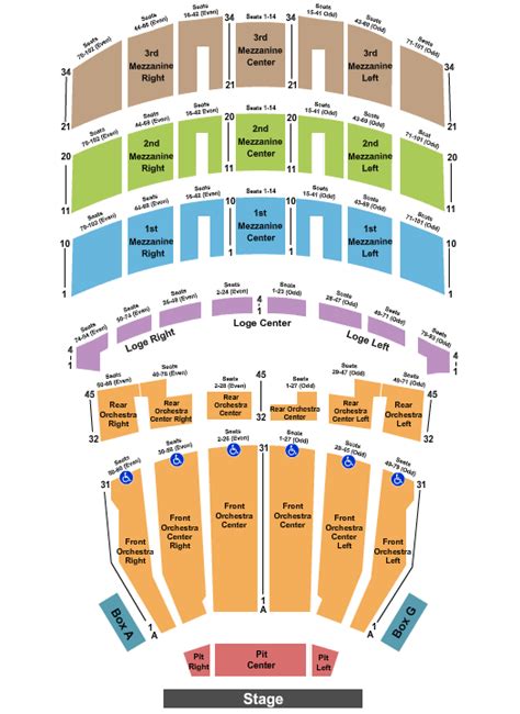 Shrine Auditorium CA Seating Chart & Maps - Los Angeles