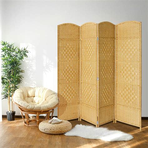 Buy JOSTYLE Room Divider 6ft. Tall Extra Wide Privacy Screen, Folding ...