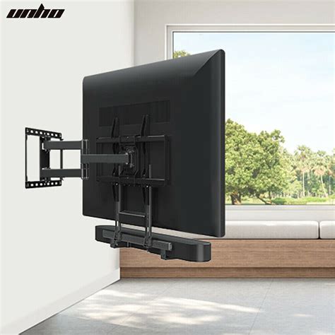 Universal Adjustable Vesa TV Sound Bar Bracket Soundbar Mount Wall Top/ Bottom | eBay