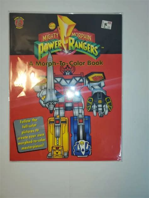 HONEY BEAR BOOKS Mighty Morphin Power Rangers More Morph-To-Color $25.00 - PicClick