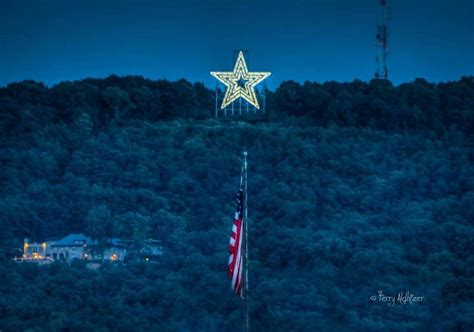 Roanoke Star atop Mill Mountain