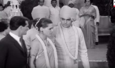 Unseen footage of Rajiv Gandhi and Sonia Gandhi’s wedding reception ...