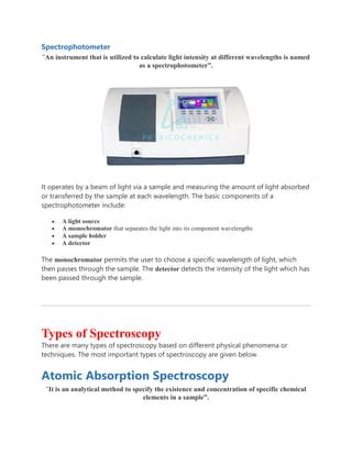 Spectroscopy and its Types with Applications.pdf